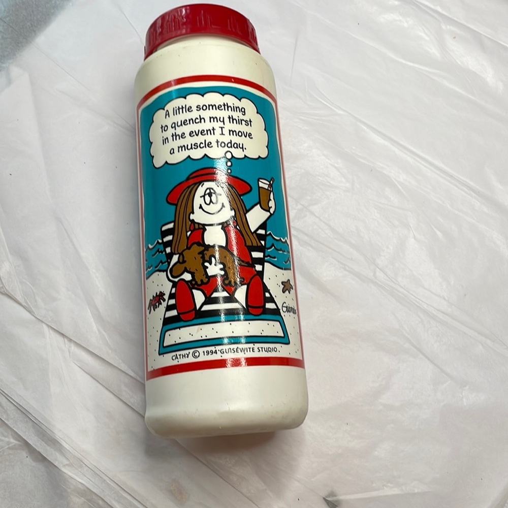 Vintage Cathy water Bottle